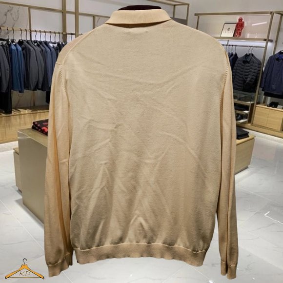 Brooks Brothers Sweater - Polo Style, XL, Long Sleeves, Cream/Ivory Colored, EUC - Picture 3 of 6